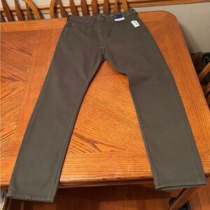 Old Navy Slim Fit Olive Green Trousers